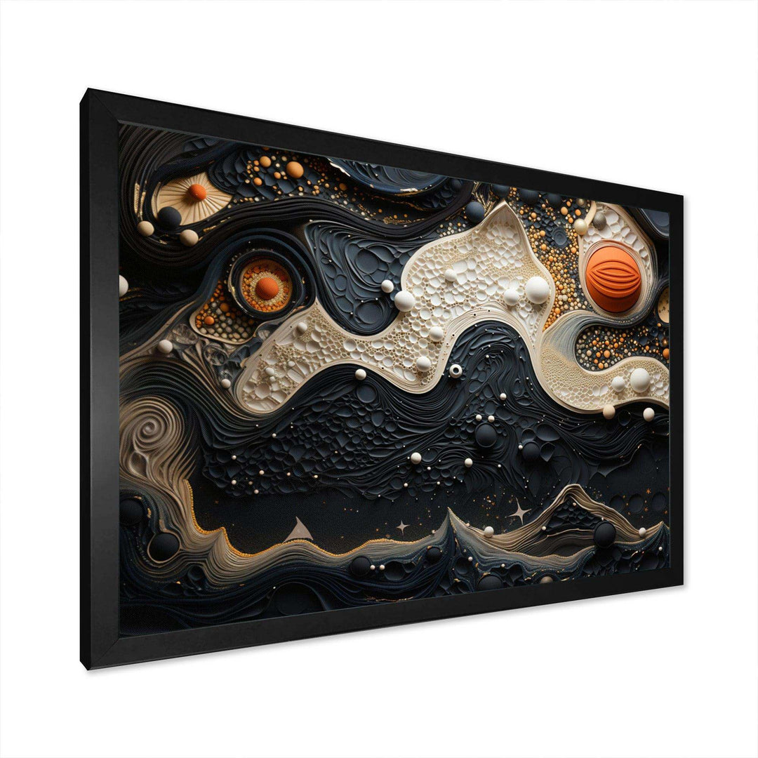 Blue White Tranquil Waters I - Modern Bedroom Wall Art
