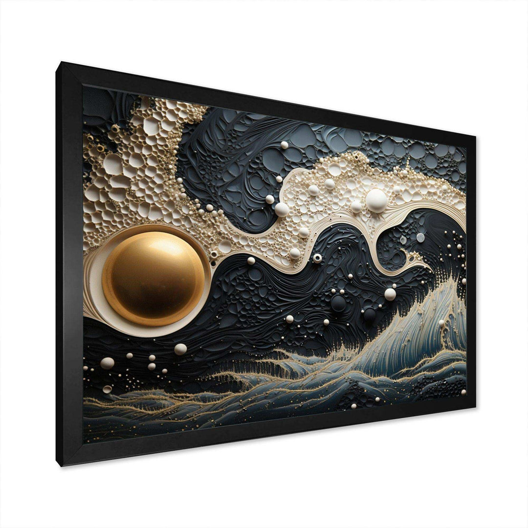 Blue White Tranquil Waters IV - Modern Wall Art Prints