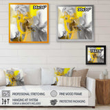 Mustard Yellow And Vivid Gray I