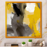 Mustard Yellow And Vivid Gray II