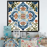 Mediterranean Tiles In Retro Blue I