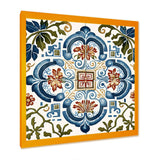 Mediterranean Tiles In Retro Blue I