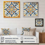 Mediterranean Tiles In Retro Blue IV