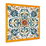 Mediterranean Tiles In Retro Blue VI