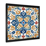 Mediterranean Tiles In Retro Blue VII