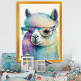 Cool Alpaca With Sunglasses Watercolour I