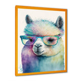 Cool Alpaca With Sunglasses Watercolour I