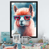 Cool Alpaca With Sunglasses Watercolour II