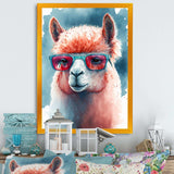 Cool Alpaca With Sunglasses Watercolour II