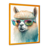 Cool Alpaca With Sunglasses Watercolour III