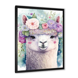 Flower Alpaca Watercolour II