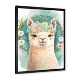 Flower Alpaca Watercolour III