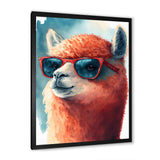 Cool Alpaca With Sunglasses Watercolour V