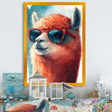 Cool Alpaca With Sunglasses Watercolour V