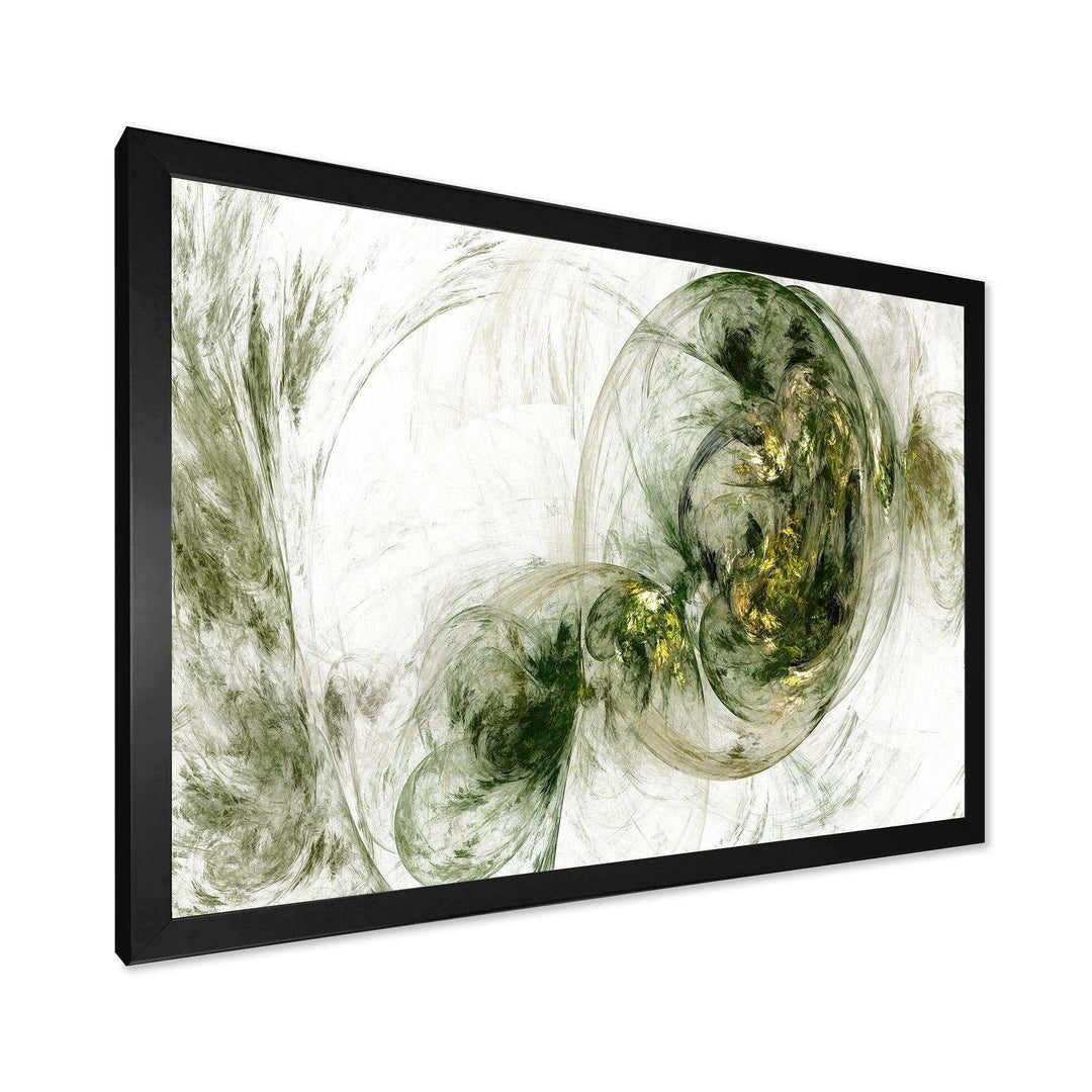 Colored Smoke Green - Modern Living Room Wall Decor