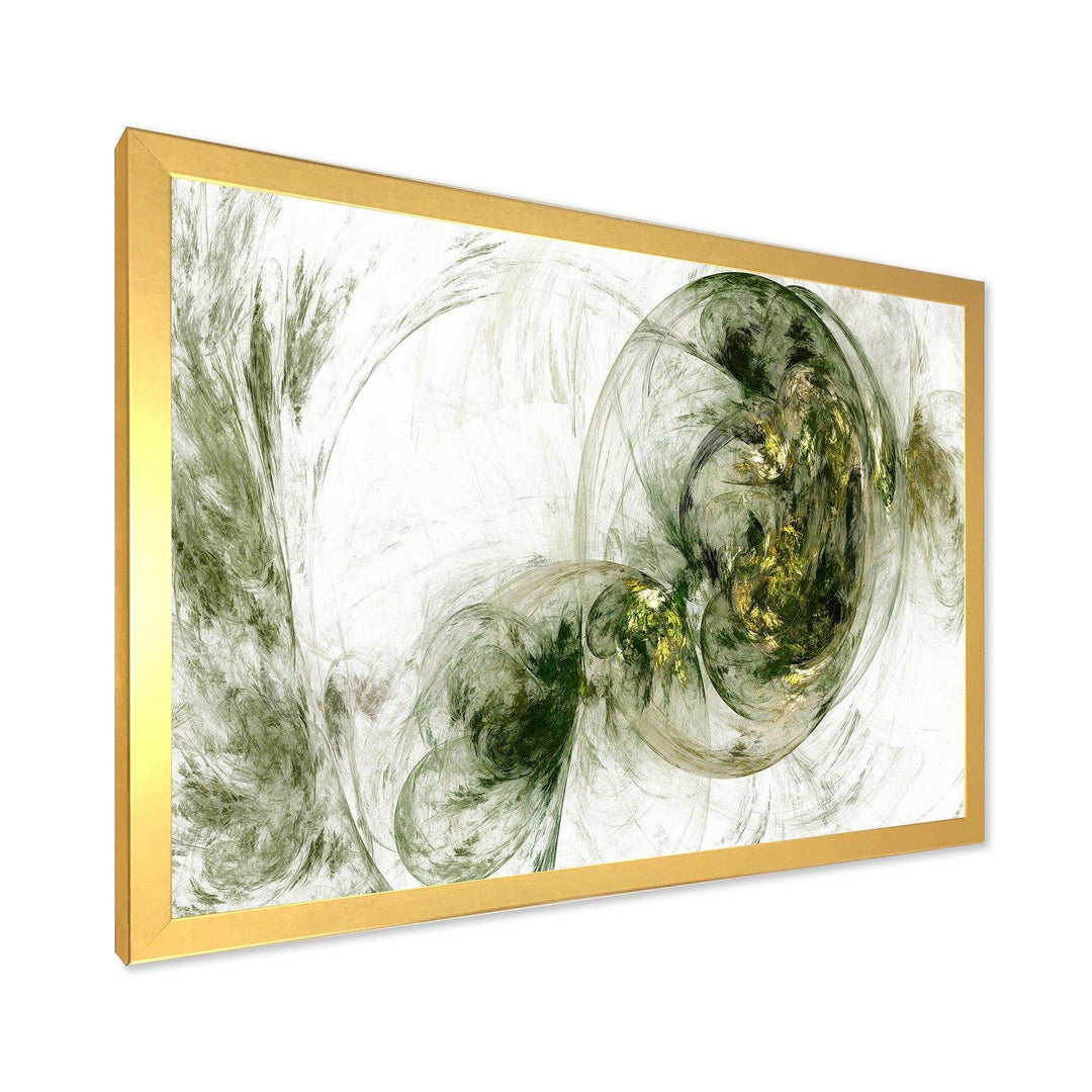 Colored Smoke Green - Modern Living Room Wall Decor