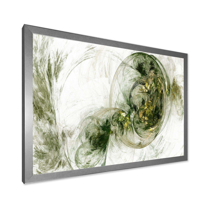 Colored Smoke Green - Modern Living Room Wall Decor