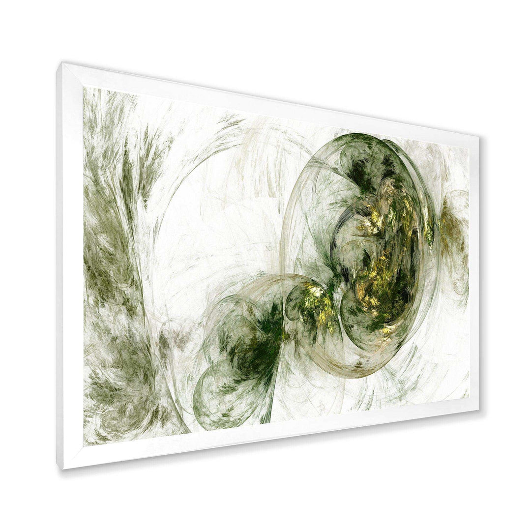 Colored Smoke Green - Modern Living Room Wall Decor