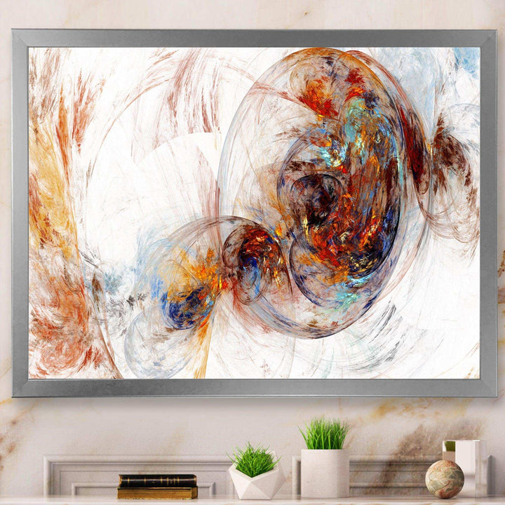 Colored Smoke Brown - Modern Bedroom Wall Art