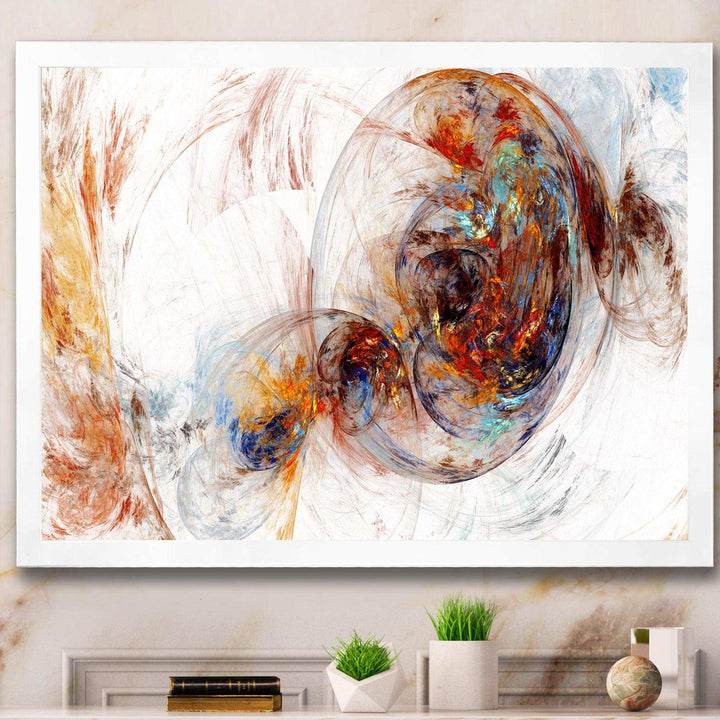 Colored Smoke Brown - Modern Bedroom Wall Art