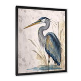 Heron By The Waterside Watercolour II