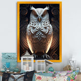 Luminous White Owl I