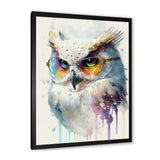 Cool White Owl With Funky Sunglasses I