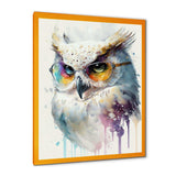 Cool White Owl With Funky Sunglasses I