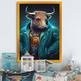 Fancy Bitcoin Bull With Bitcoin Chain I