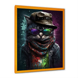 Cool Cat With Funky Sunglasses And A Hat II