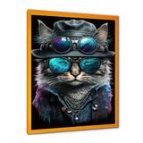 Cool Cat With Funky Sunglasses And A Hat III