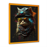 Cool Cat With Funky Sunglasses And A Hat IV