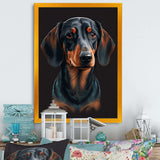 Dachshund On Black II