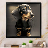 Cute Daschund Portrait