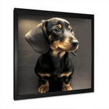 Cute Daschund Portrait