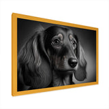 Daschund Black and White Photography