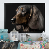 Portrait Of A Contemporary Dachshund