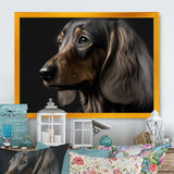 Portrait Of A Contemporary Dachshund