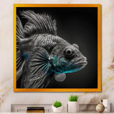 Mysterious Tropical Blue Fish In Tones Of Blue II