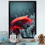 Red Deepsea Crab In Red And Black V