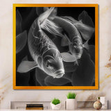 Monochrome Koi Fish