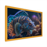 Beautiful Mandarin Fish In Shades Of Blue I