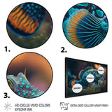 Beautiful Mandarin Fish In Shades Of Blue II