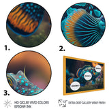 Beautiful Mandarin Fish In Shades Of Blue II