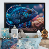 Beautiful Mandarin Fish In Shades Of Blue III