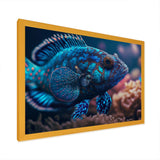 Beautiful Mandarin Fish In Shades Of Blue III