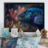 Beautiful Mandarin Fish In Shades Of Blue IV