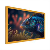 Beautiful Mandarin Fish In Shades Of Blue IV