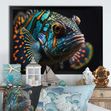 Beautiful Mandarin Fish In Shades Of Blue V