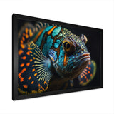 Beautiful Mandarin Fish In Shades Of Blue V